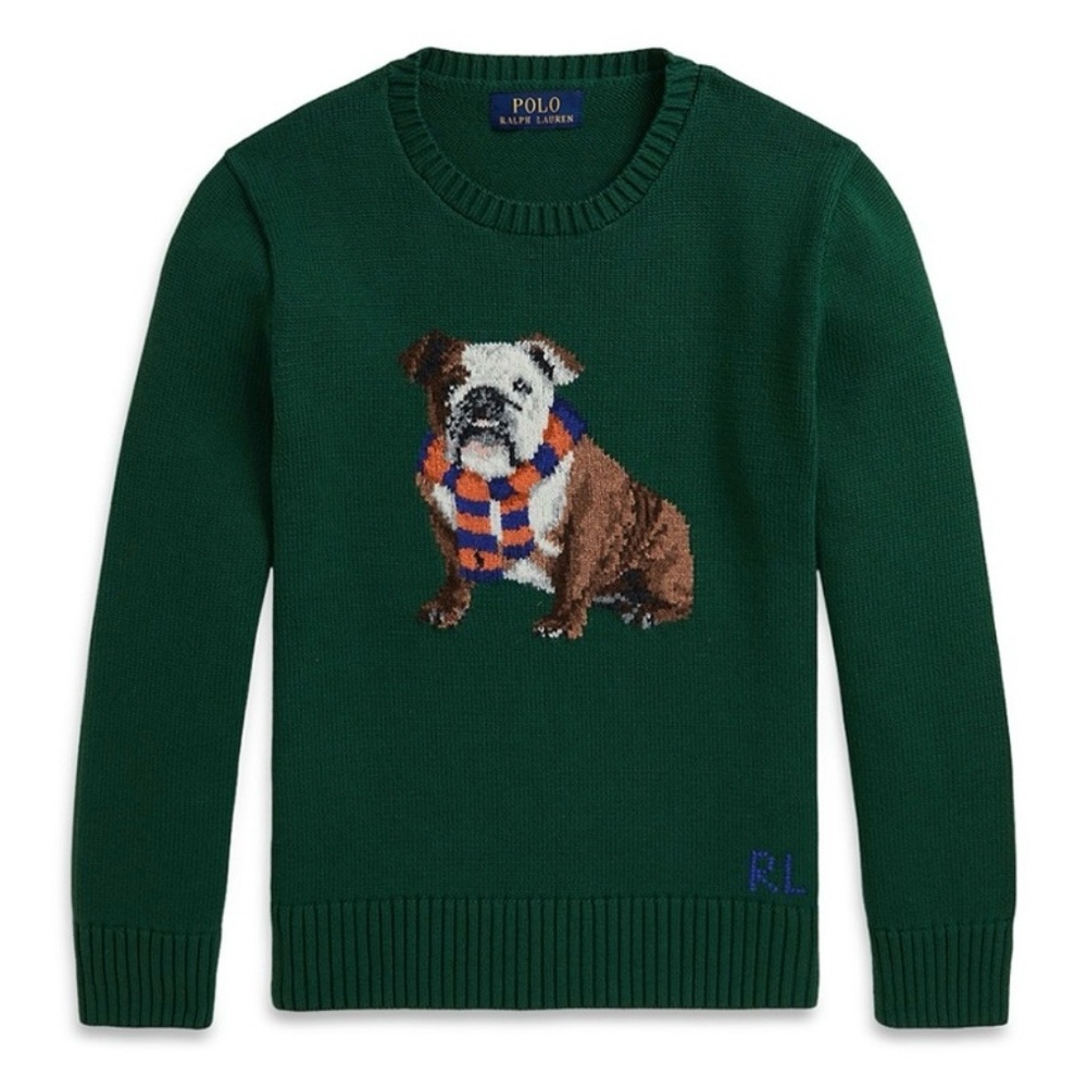 NWT Ralph Lauren Dog Intarsia Sweater SIZE 4 - Picture 7 of 7